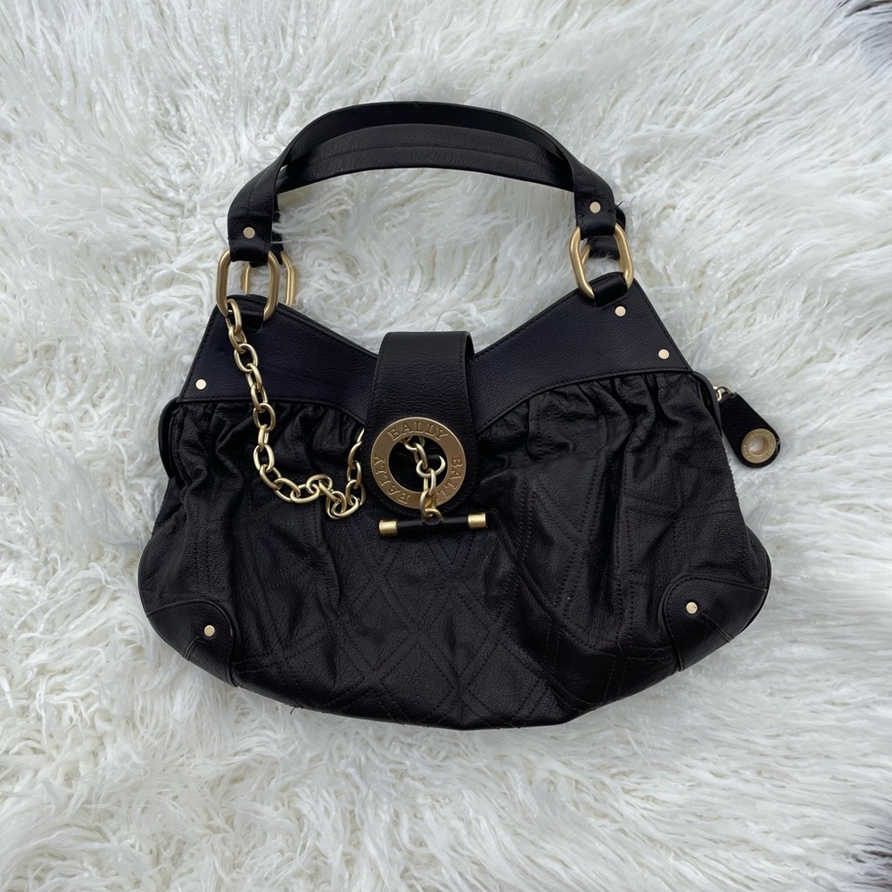 Bally Dark Brown Shoulder Bag